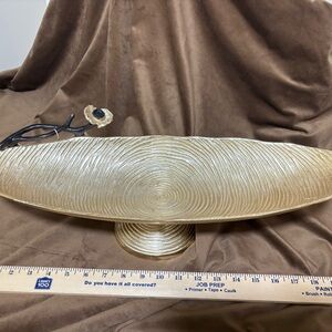 India Boutique Gold Decorative Plate